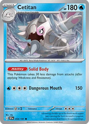 Pokemon TCG - SV08: Surging Sparks - Cetitan - 054/191