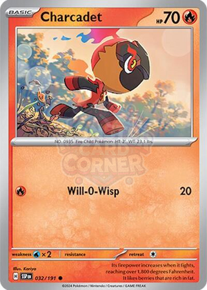 Pokemon TCG - SV08: Surging Sparks - Charcadet - 032/191
