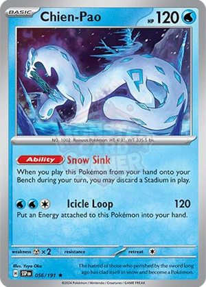 Pokemon TCG - SV08: Surging Sparks - Chien-Pao - 056/191 - Holofoil