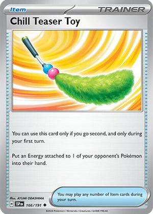 Pokemon TCG - SV08: Surging Sparks - Chill Teaser Toy - 166/191 - Reverse Holofoil