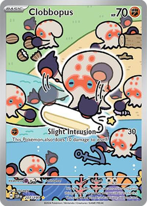 Pokemon TCG - SV08: Surging Sparks - Clobbopus - 207/191 - Holofoil