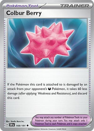 Pokemon TCG - SV08: Surging Sparks - Colbur Berry - 168/191
