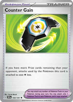 Pokemon TCG - SV08: Surging Sparks - Counter Gain - 169/191