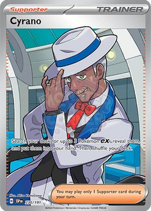 Pokemon TCG - SV08: Surging Sparks - Cyrano - 230/191 - Holofoil
