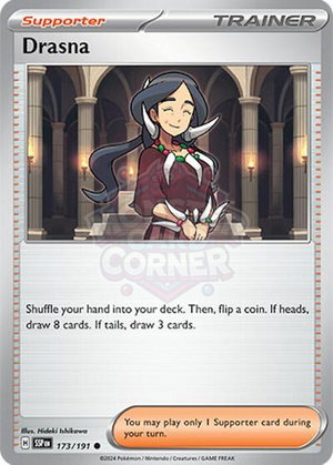 Pokemon TCG - SV08: Surging Sparks - Drasna - 173/191 - Reverse Holofoil