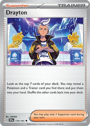 Pokemon TCG - SV08: Surging Sparks - Drayton - 174/191