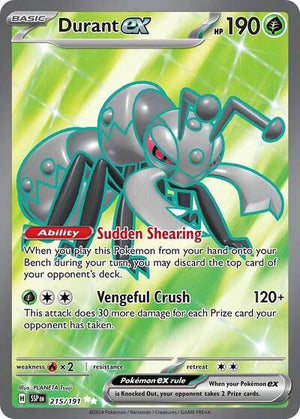 Pokemon TCG - SV08: Surging Sparks - Durant ex - 215/191 - Holofoil