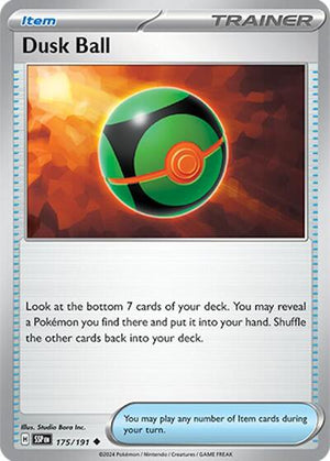 Pokemon TCG - SV08: Surging Sparks - Dusk Ball - 175/191 - Reverse Holofoil