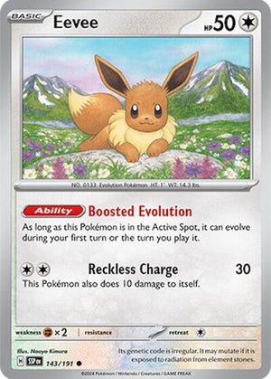 Pokemon TCG - SV08: Surging Sparks - Eevee - 143/191