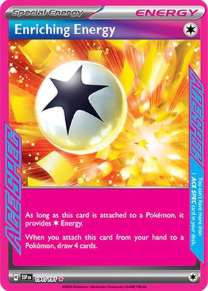 Pokemon TCG - SV08: Surging Sparks - Enriching Energy - 191/191 - Holofoil