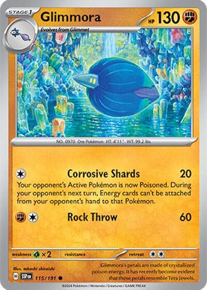 Pokemon TCG - SV08: Surging Sparks - Glimmora - 115/191