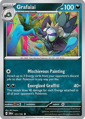 Pokemon TCG - SV08: Surging Sparks - Grafaiai - 121/191