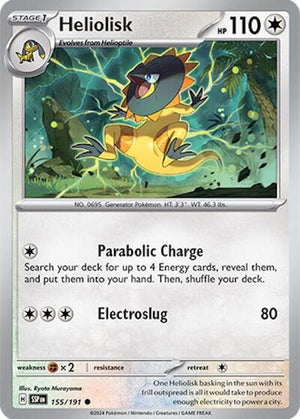 Pokemon TCG - SV08: Surging Sparks - Heliolisk - 155/191