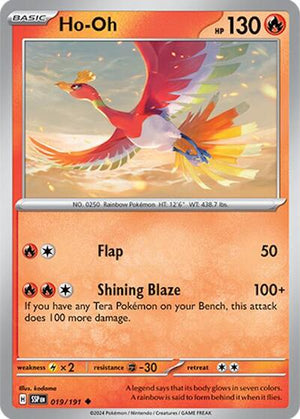 Pokemon TCG - SV08: Surging Sparks - Ho-Oh - 019/191