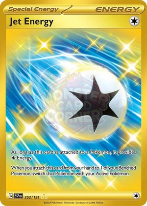 Pokemon TCG - SV08: Surging Sparks - Jet Energy - 252/191 - Holofoil