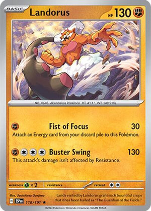 Pokemon TCG - SV08: Surging Sparks - Landorus - 110/191 - Holofoil