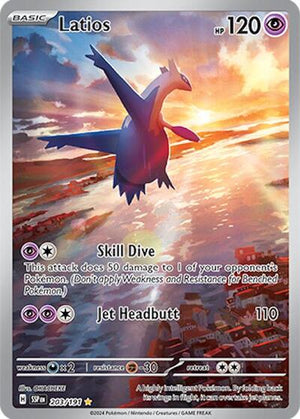 Pokemon TCG - SV08: Surging Sparks - Latios - 203/191 - Holofoil