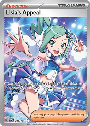 Pokemon TCG - SV08: Surging Sparks - Lisia's Appeal - 234/191 - Holofoil