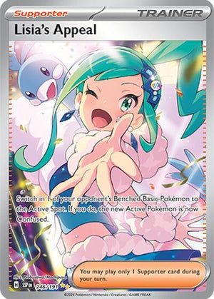 Pokemon TCG - SV08: Surging Sparks - Lisia's Appeal - 246/191 - Holofoil