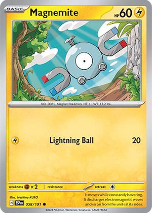 Pokemon TCG - SV08: Surging Sparks - Magnemite - 058/191