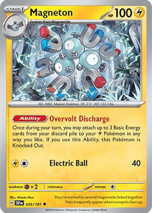 Pokemon TCG - SV08: Surging Sparks - Magneton - 059/191
