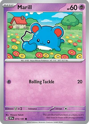 Pokemon TCG - SV08: Surging Sparks - Marill - 073/191