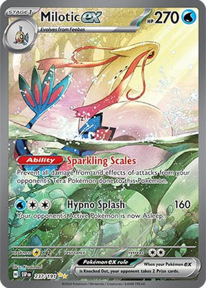 Pokemon TCG - SV08: Surging Sparks - Milotic ex - 237/191 - Holofoil