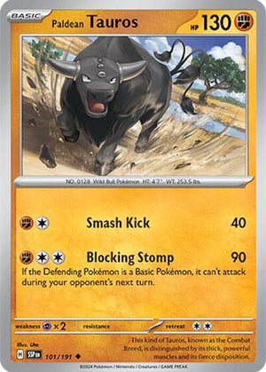 Pokemon TCG - SV08: Surging Sparks - Paldean Tauros - 101/191