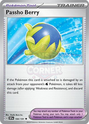 Pokemon TCG - SV08: Surging Sparks - Passho Berry - 184/191