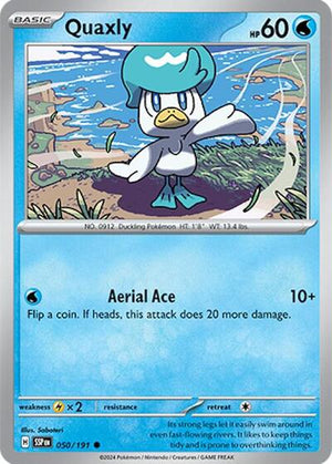 Pokemon TCG - SV08: Surging Sparks - Quaxly - 050/191