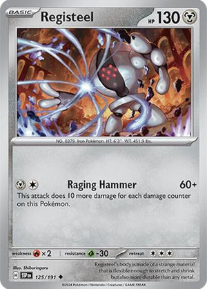 Pokemon TCG - SV08: Surging Sparks - Registeel - 125/191