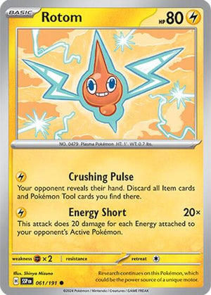 Pokemon TCG - SV08: Surging Sparks - Rotom - 061/191