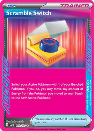 Pokemon TCG - SV08: Surging Sparks - Scramble Switch - 186/191 - Holofoil
