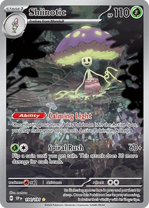Pokemon TCG - SV08: Surging Sparks - Shiinotic - 194/191 - Holofoil