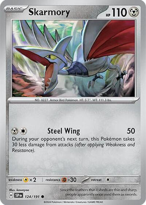 Pokemon TCG - SV08: Surging Sparks - Skarmory - 124/191