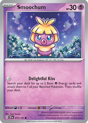 Pokemon TCG - SV08: Surging Sparks - Smoochum - 075/191
