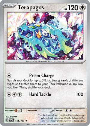 Pokemon TCG - SV08: Surging Sparks - Terapagos - 161/191 - Holofoil