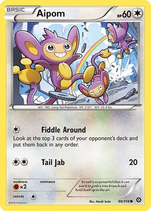 Pokemon TCG - XY - Steam Siege - Aipom - 90/114