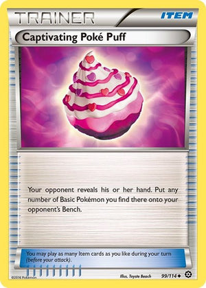 Pokemon TCG - XY - Steam Siege - Captivating Poke Puff - 99/114