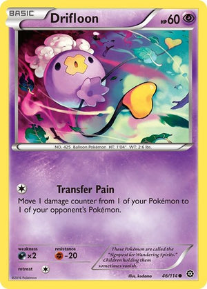 Pokemon TCG - XY - Steam Siege - Drifloon - 46/114
