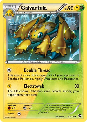 Pokemon TCG - XY - Steam Siege - Galvantula - 42/114