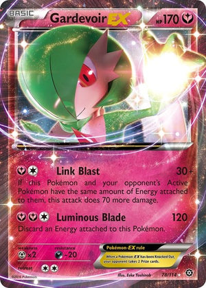Pokemon TCG - XY - Steam Siege - Gardevoir EX - 78/114 - Holofoil