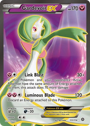 Pokemon TCG - XY - Steam Siege - Gardevoir EX - 111/114 - Holofoil