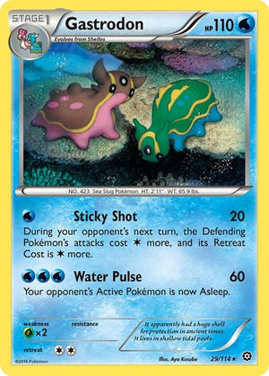 Pokemon TCG - XY - Steam Siege - Gastrodon - 29/114
