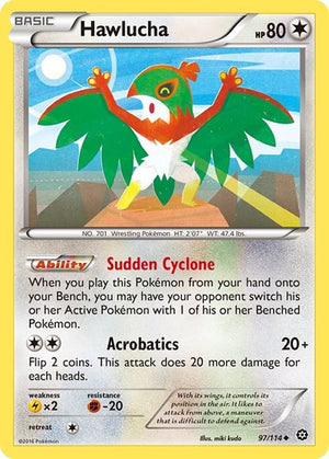 Pokemon TCG - XY - Steam Siege - Hawlucha - 97/114 - Reverse Holofoil