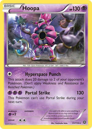 Pokemon TCG - XY - Steam Siege - Hoopa - 51/114 - Reverse Holofoil