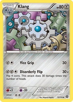 Pokemon TCG - XY - Steam Siege - Klang - 72/114