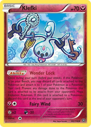 Pokemon TCG - XY - Steam Siege - Klefki - 80/114