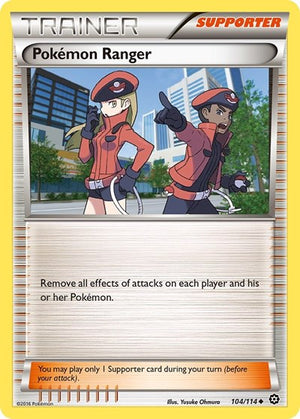 Pokemon TCG - XY - Steam Siege - Pokemon Ranger - 104/114