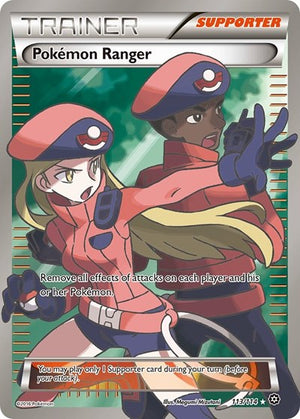 Pokemon TCG - XY - Steam Siege - Pokemon Ranger - 113/114 - Holofoil